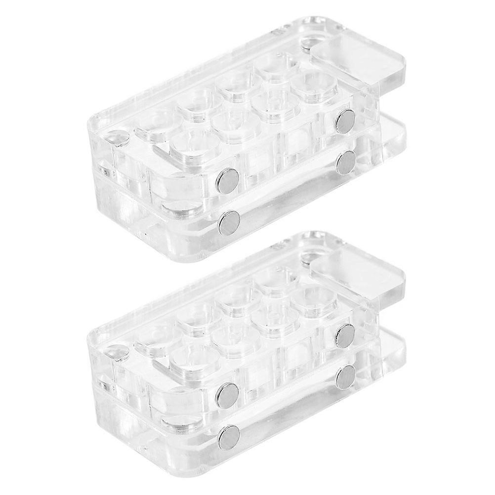 Compact Travel Mixing Tray With Rectangular Shape For Painters Ensuring Efficient Color Organization In 6 Pcs