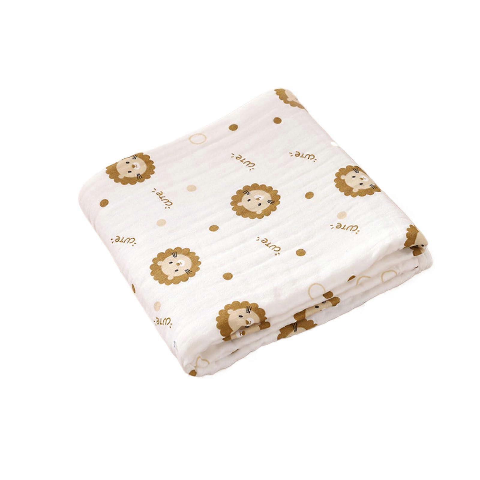 Infant Blanket 4-Layer Cotton Bath Towel, Easy Carry, For Sensitive Skin, Toddler Cotton Blanket, Multiple Pattern