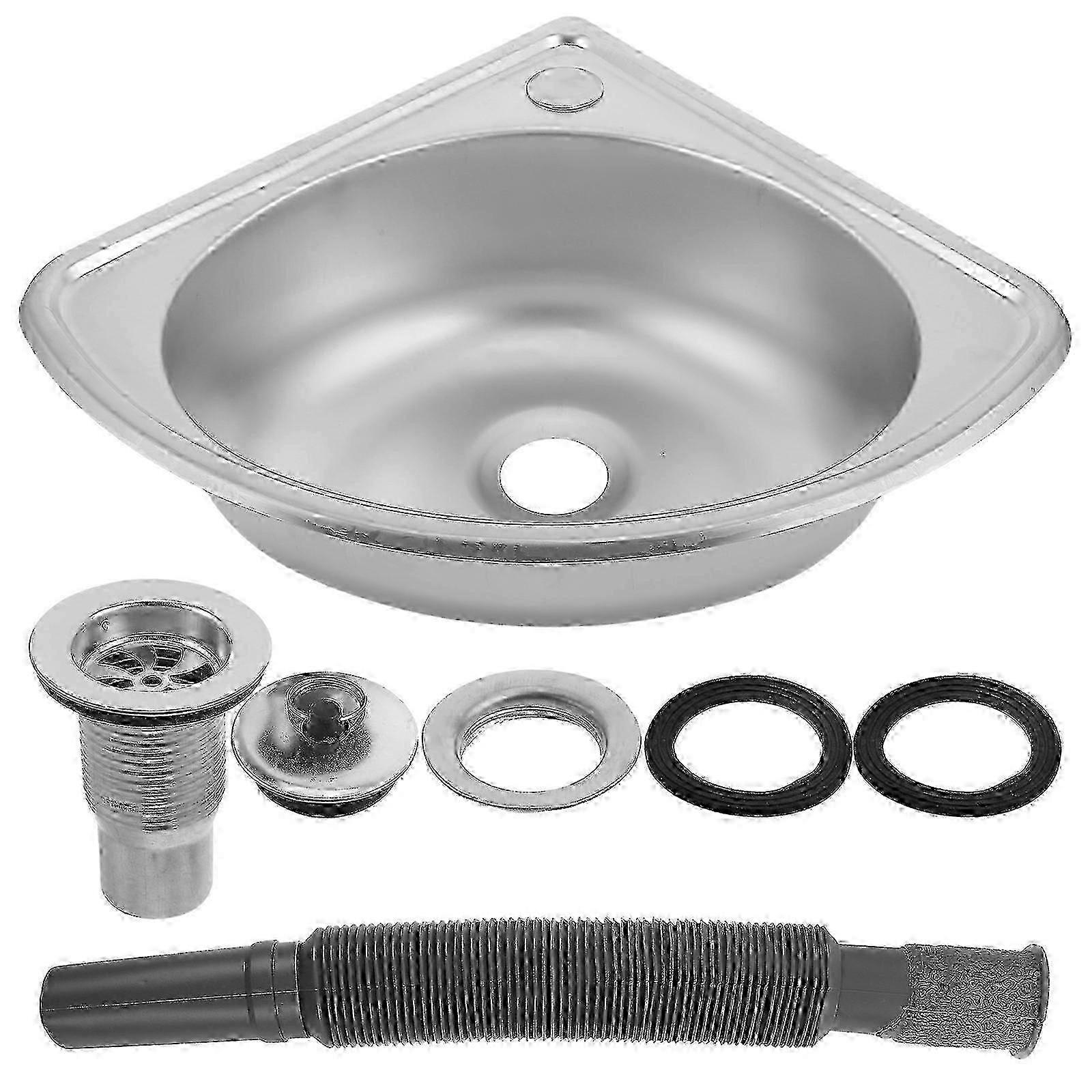 Efficient Triangular Basin, Quick to Install Without Professional Tools Needed