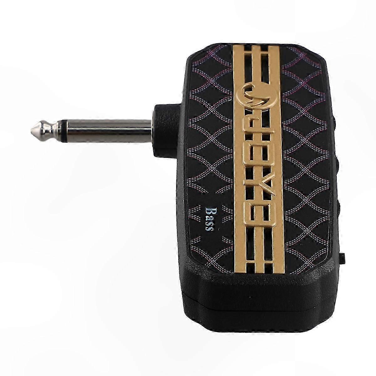 Portable Mini Bass Amplifier with 3.5mm Audio Input for Headphone and Auxiliary Connectivity to CD MP3 Players