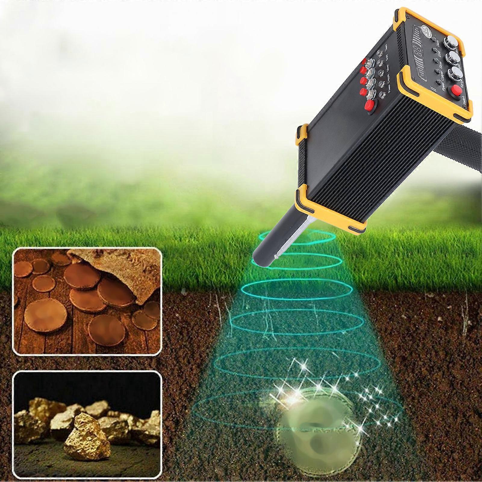 Professional Metal Detector 15m Depth Colored LCD Night Vision