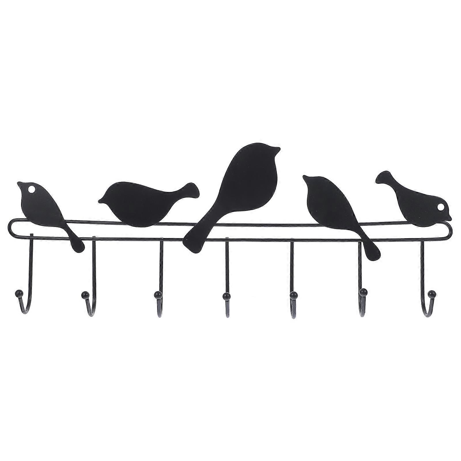 Black Iron Key Hook for Home Use Door Back Hook 1Pcs Simple Design