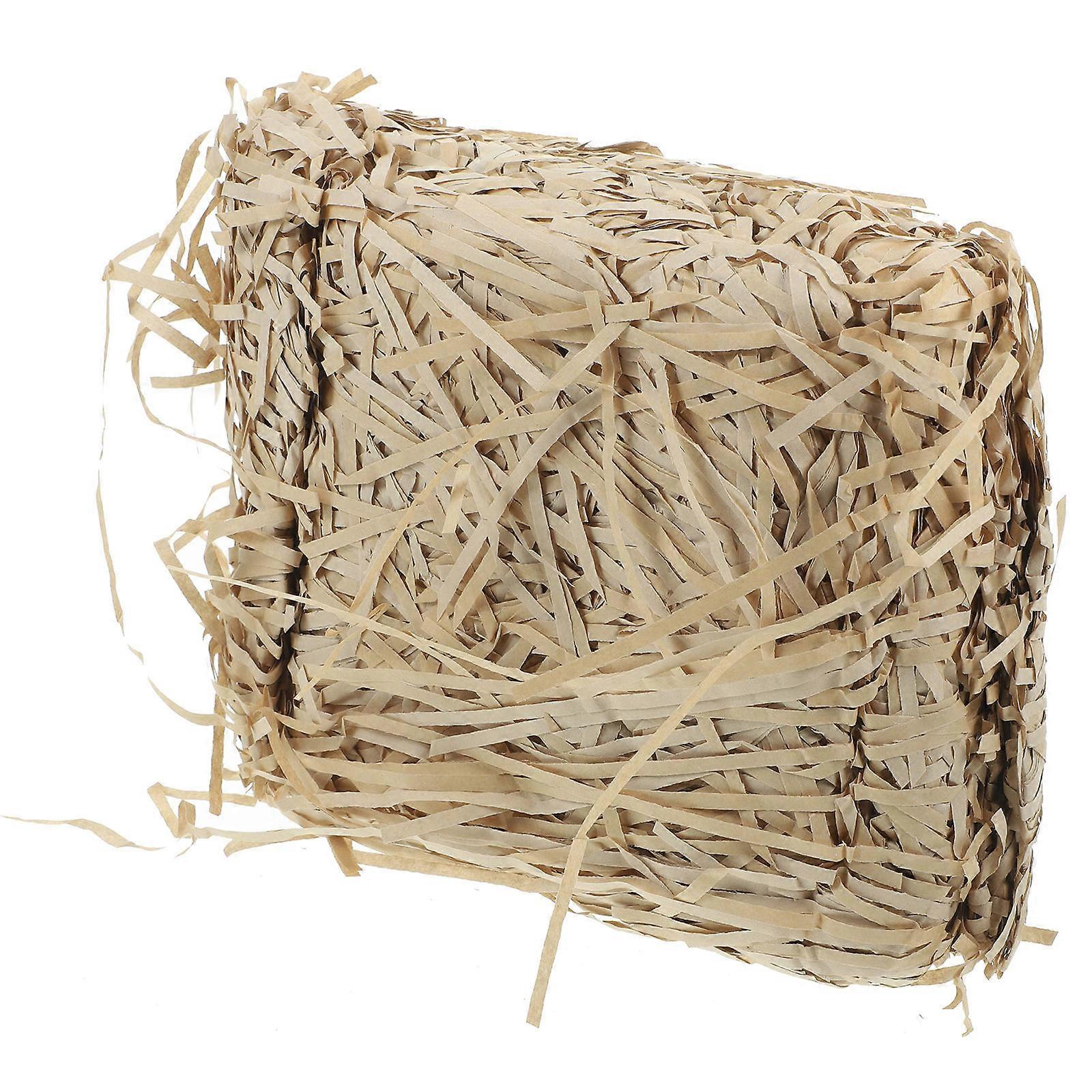 Crinkle Cut Paper for Gift Wrapping with Basket Filling 10Pcs Khaki