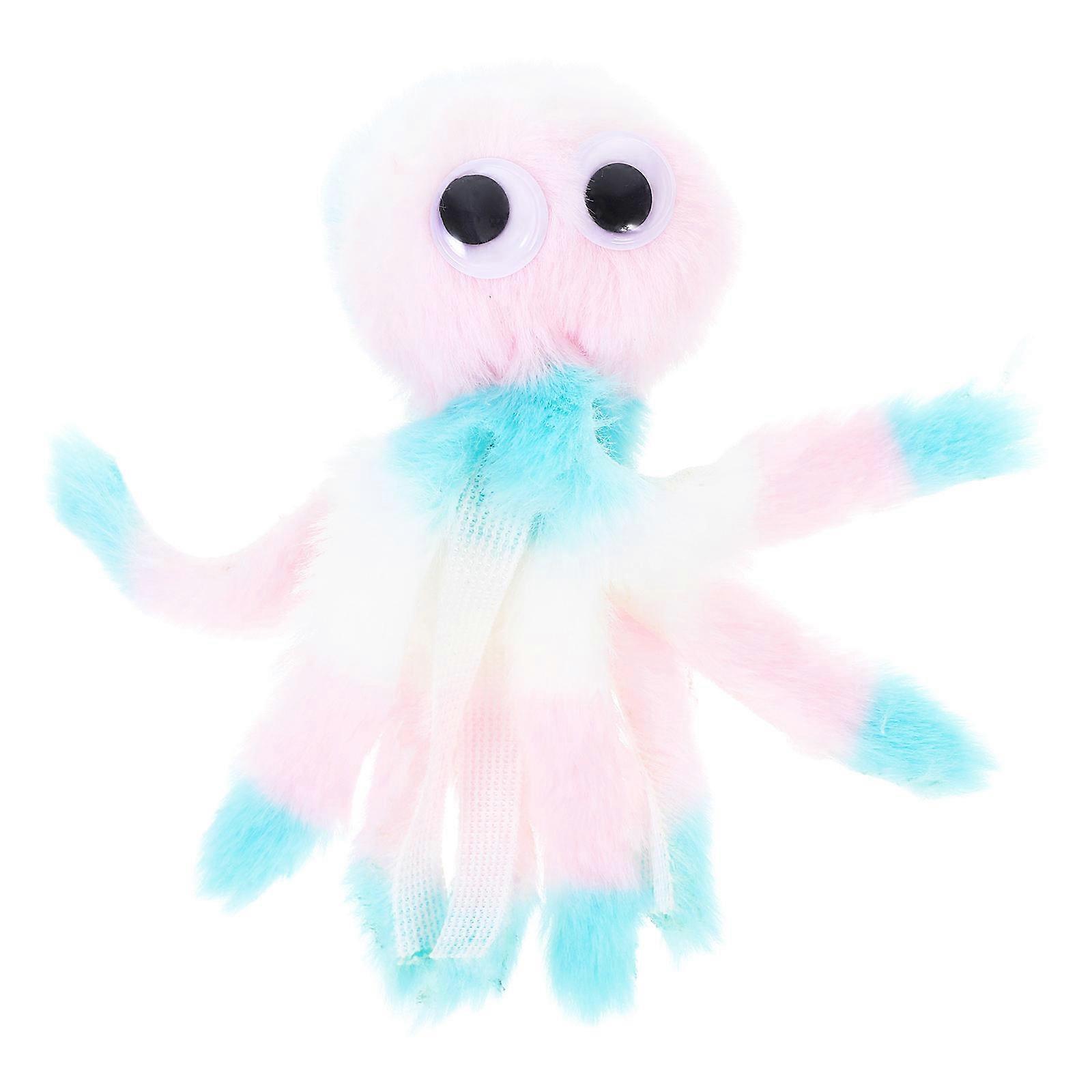 4Pcs Plush Octopus Pet Toy for Chew Soft Multi-Colored Toys