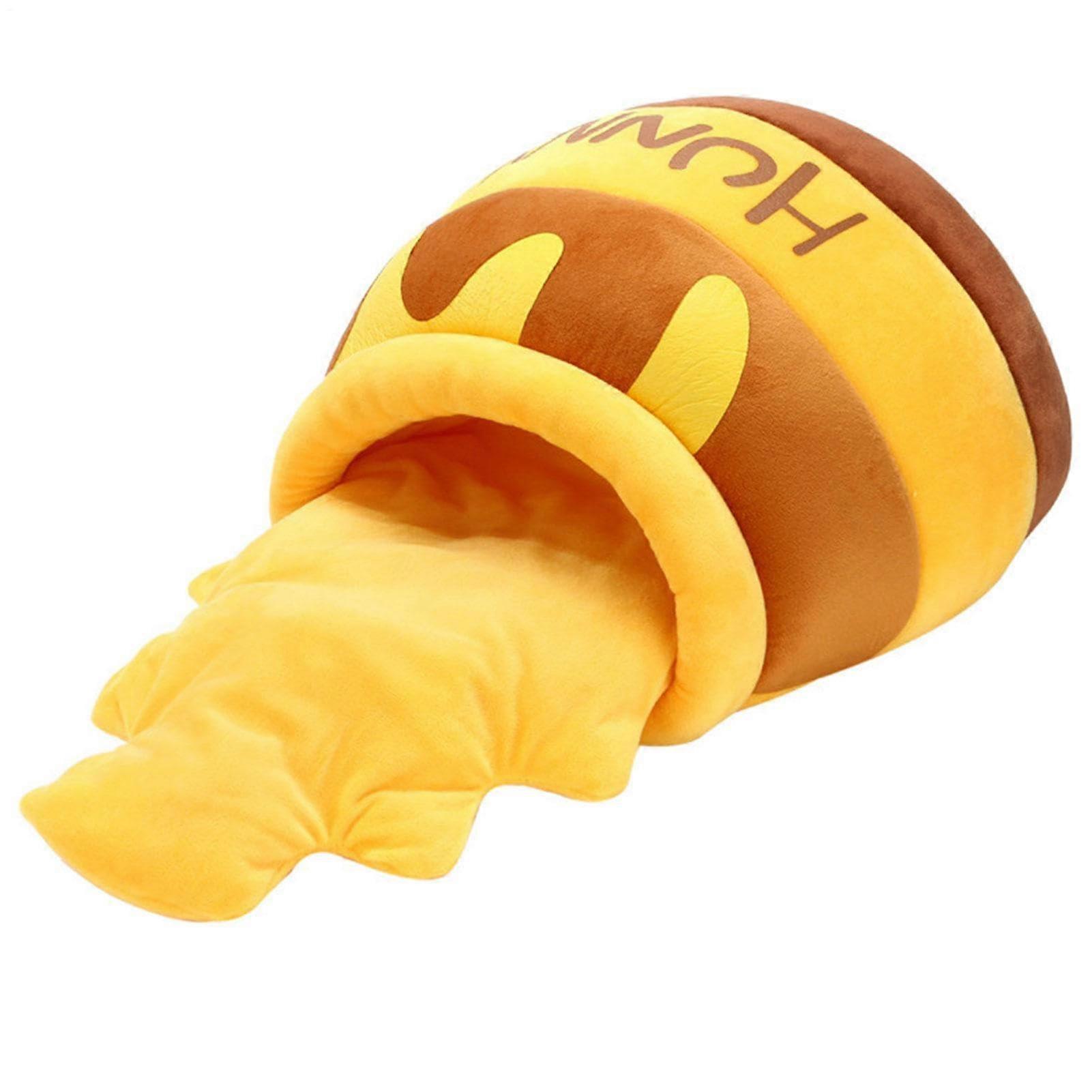 Pet Cat Bed Cave Small Dog House Kennel With Removable Cushion Washable Non Slip Bottom Warm Soft Cozy