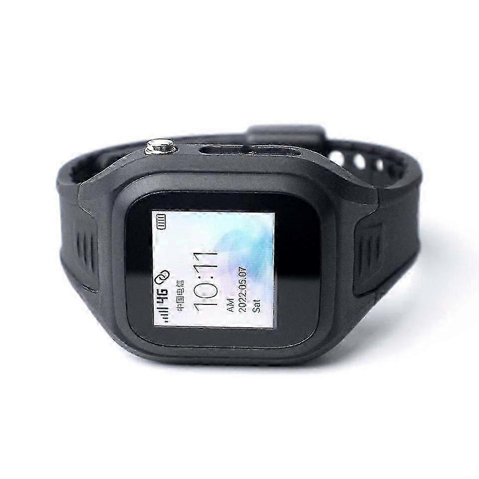 4G GPS PATIENT TRACKER ELDERLY EMERGENCY SOS ALARM HEALTH DETECTION TEMPERATURE HEART RATE