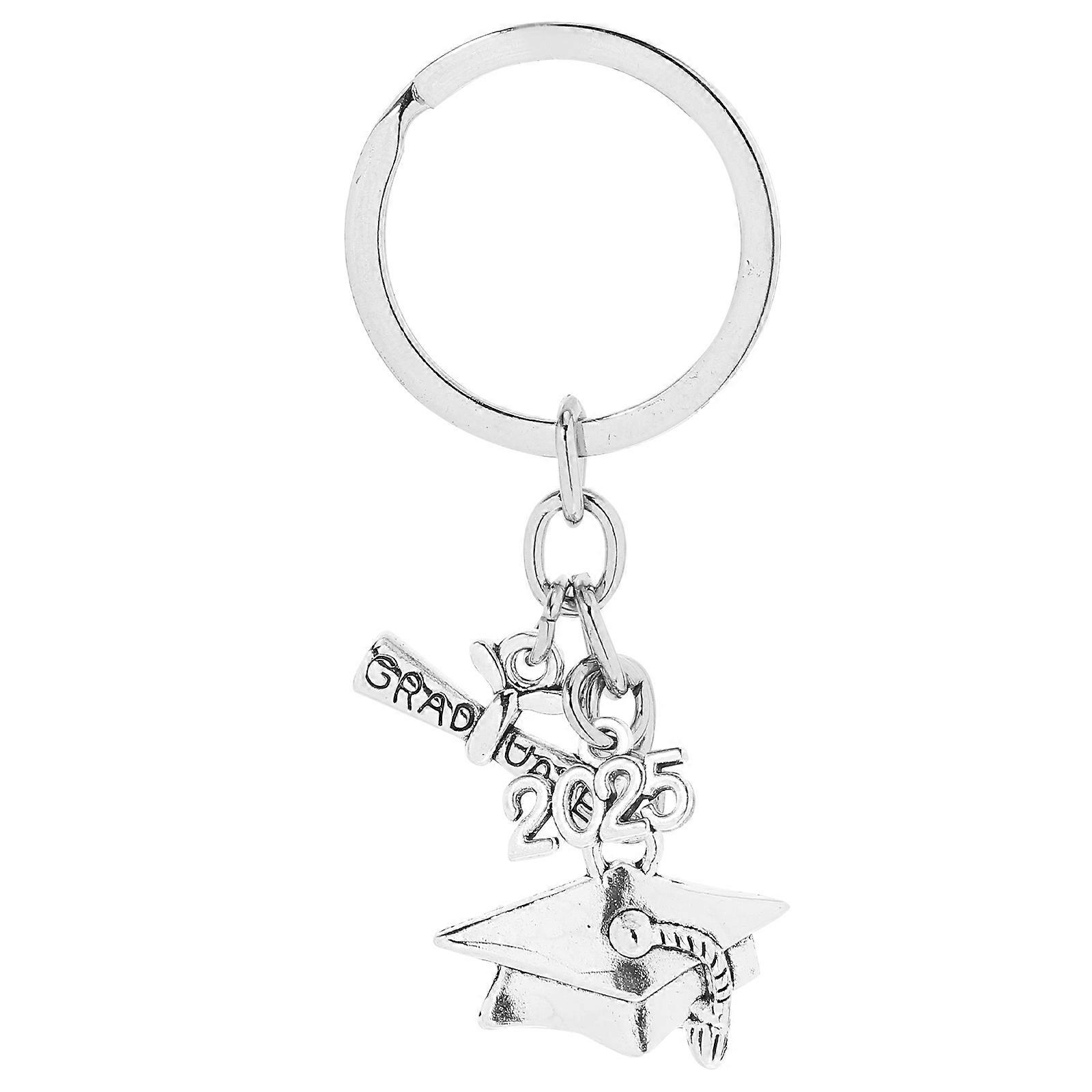 Graduation Keepsake Keychain 2025 Graduation Hat Keychain for Party