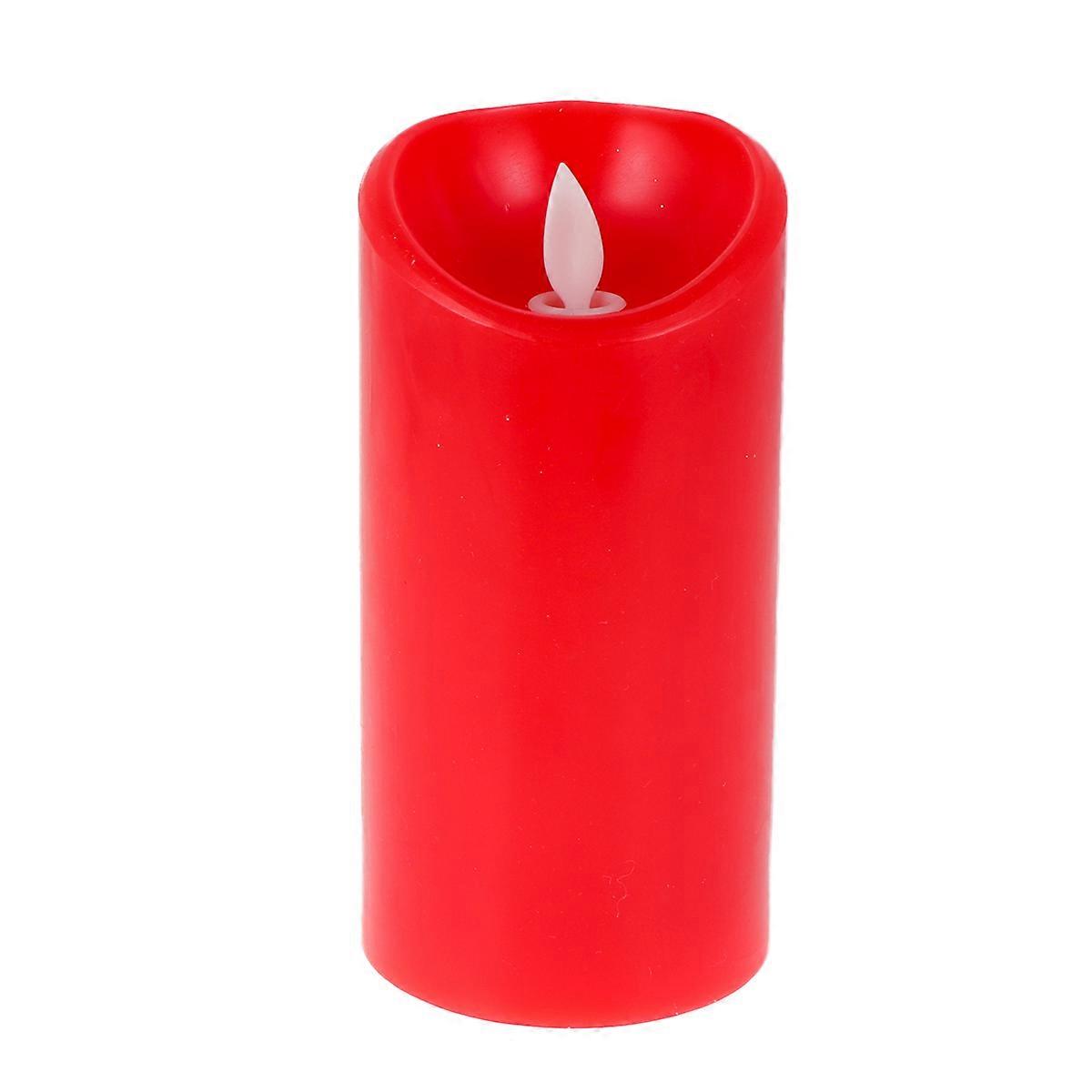 LED Candle Simulation Candle for Decoration Red