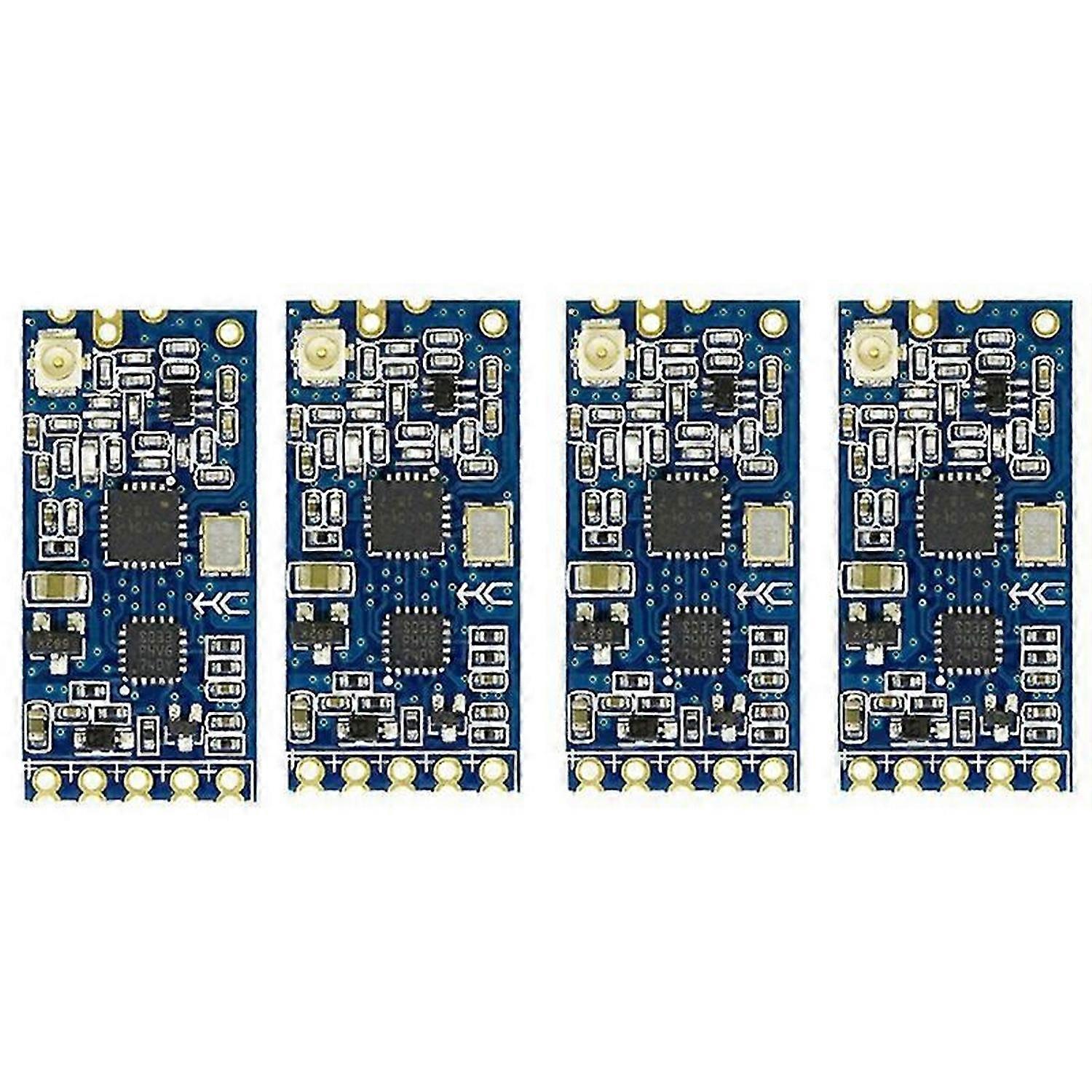 -12 433Mhz SI4463 Wireless Serial Port Module 1000M Replace Bluetooth HC12 - 4 PCS