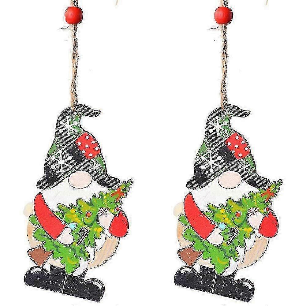 Julprydnader, Trä Hängsmycke Dekoration För Julgran, Stil A