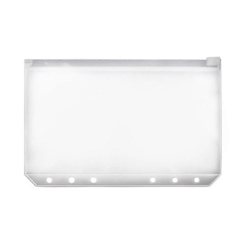 10 Pieces Zipper Pouch Container Convenient PVC Documents Pouches Document Holding Bag Storage Containers for Home