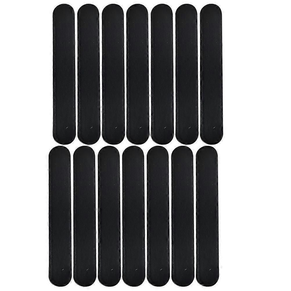 30Pcs Absorbent Sweat Pad For Caps Efficient Accessory For Sports Activities In Black Color Material