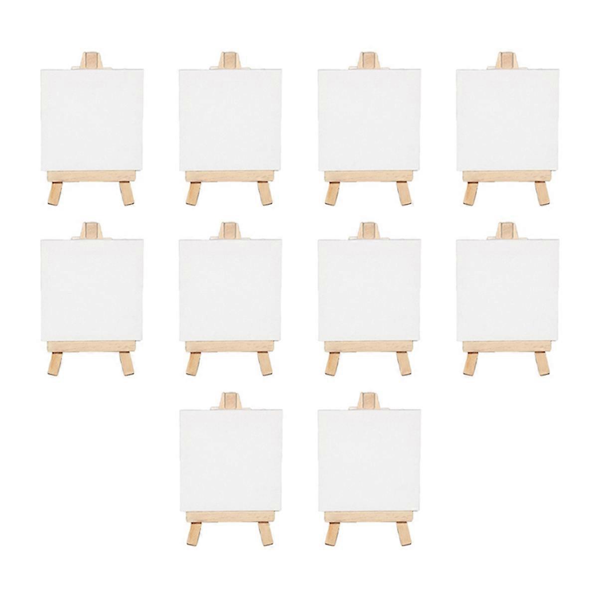 Mini Canvas Panel Wooden Easel for Painting Craft Drawing Decoration