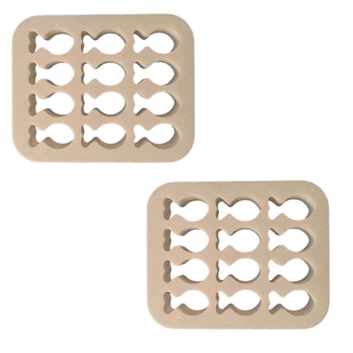 2 PCS Mini Tiny Goldfish Fish Cracker Cookie Mold Baked Shaped Maker