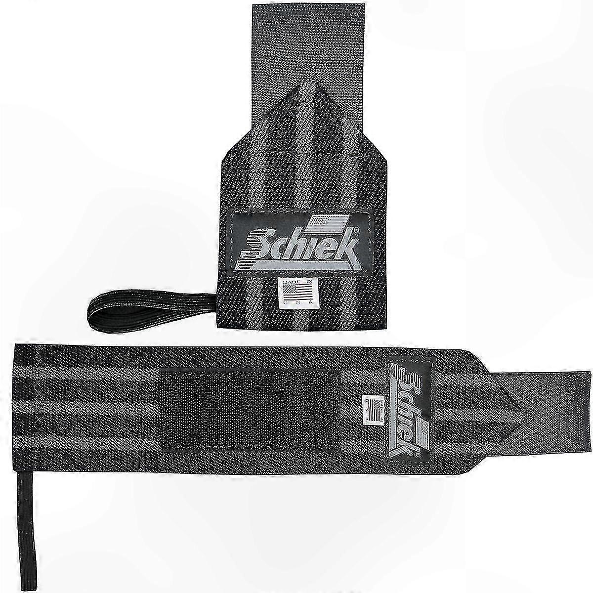 Durable Cotton Wrist Supports with Elastic Stability - Comfortable Black and Silver Wrap for Enhanced Performance