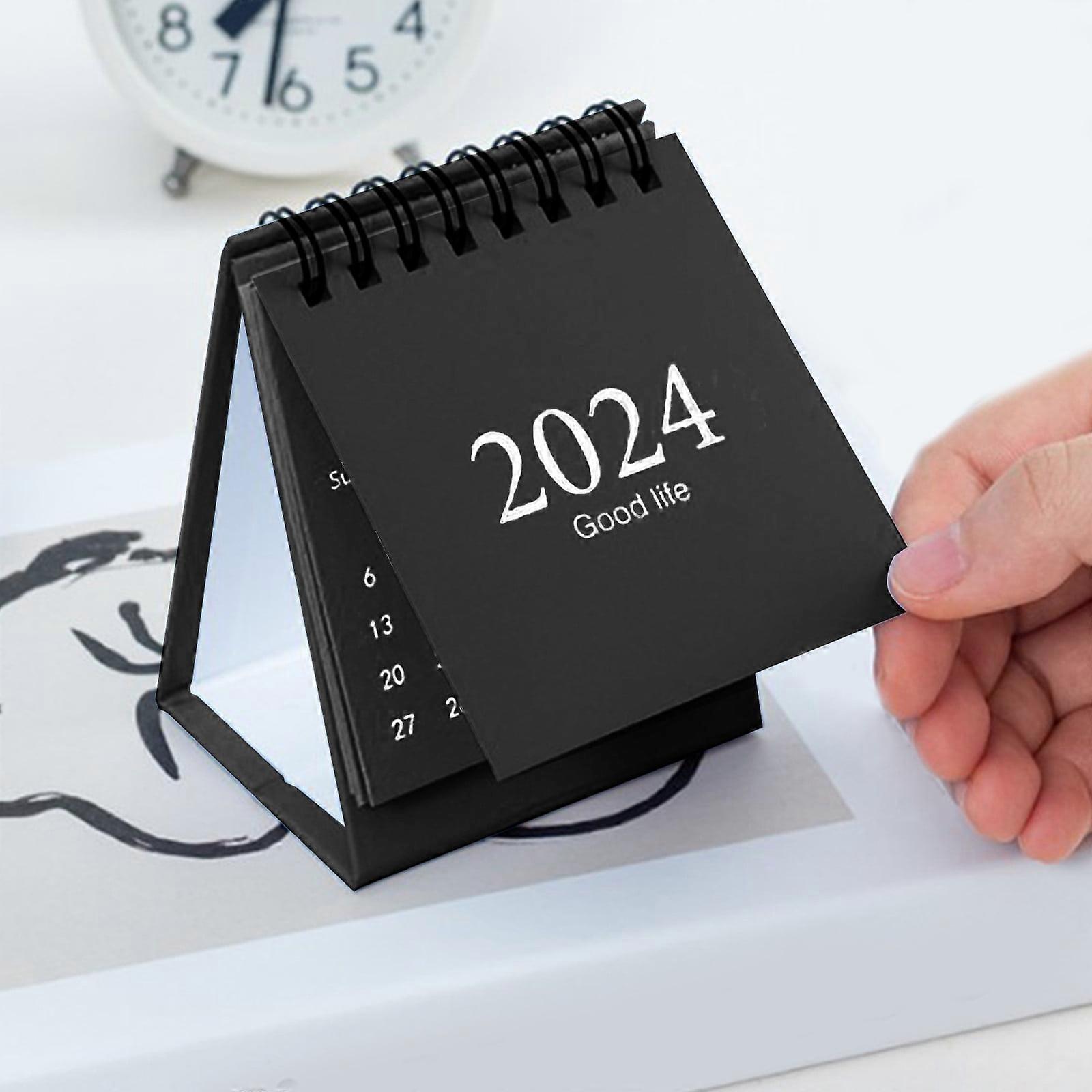 YOTQUSKI Desk Calendar 2024-2025,Desk Calendar,Desk Calendar 2024,Desk Flip Calendar 2024,Standing Desk Calendar 2024-2025,Mini Desk Calendar 2024