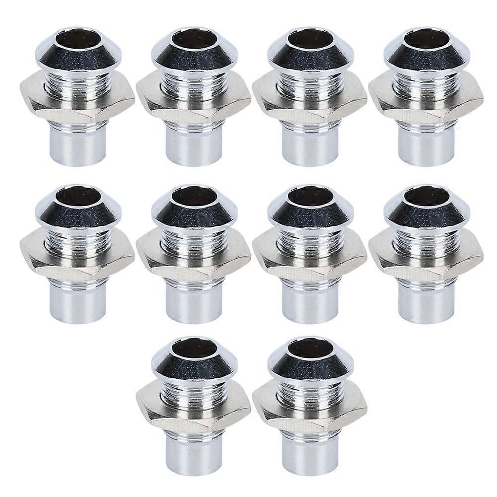 Lot de 10 supports de montage LED convexes en cuivre pour diodes électroluminescentes de 5 mm/0,2 po