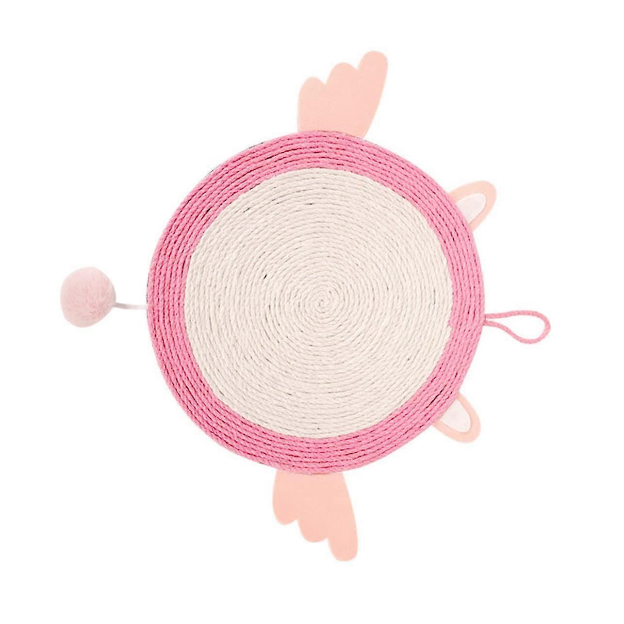 Kitten Scratcher Durable Pink Interactive Cat Scratching Mat NonToxic Claw Grinding Exercise Furniture Protection