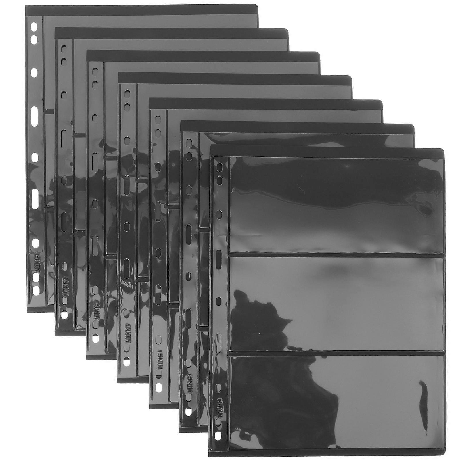 20 Sheets Loose-leaf Stamp Holders Perfect For Organizing Stamps Cards Photos 28x21.5cm Durable Storage Solution