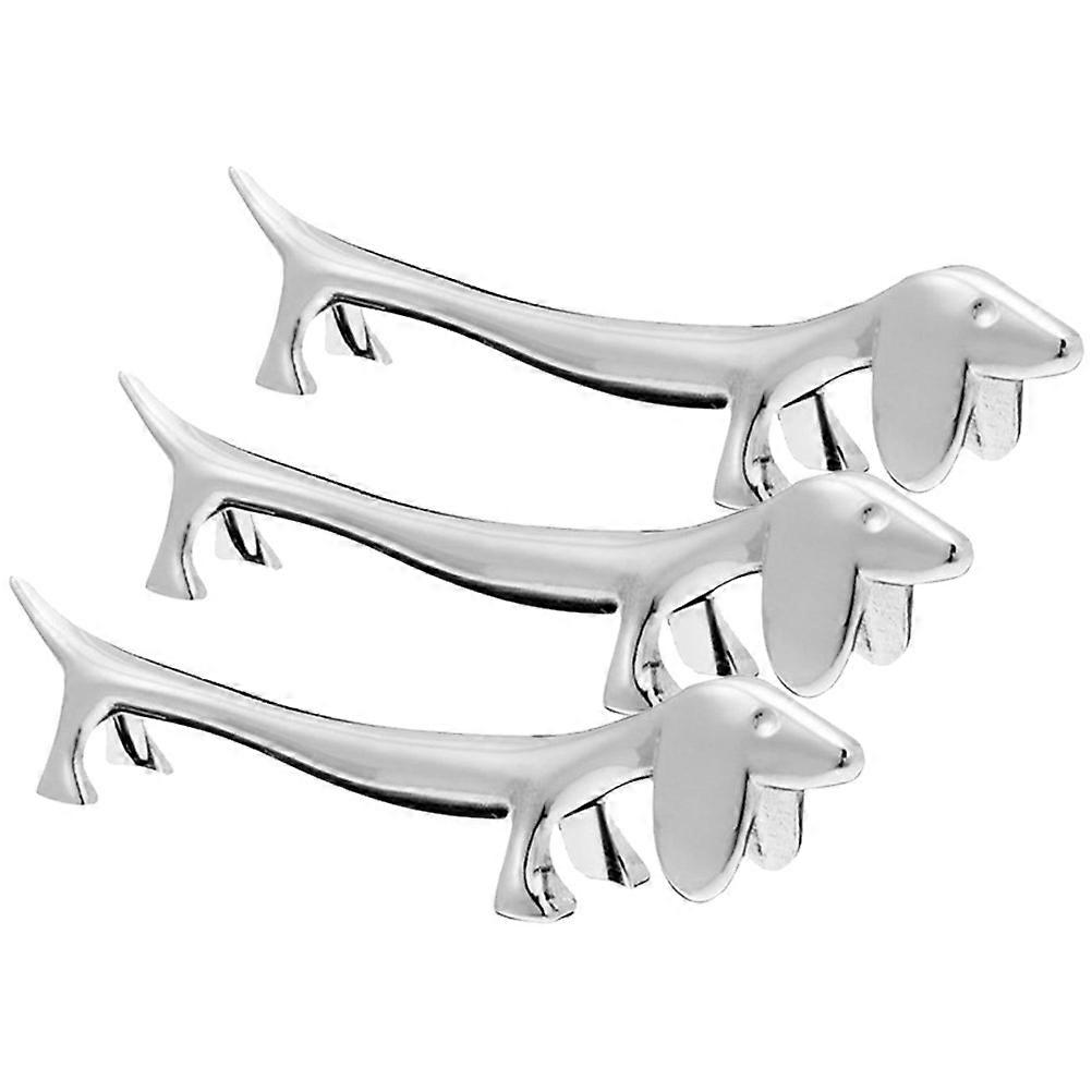 Multifunctional Table Chopstick Rest Dog Shape For Dining 9.00X2.50X2.00CM Prevent Rolling 15 Pcs