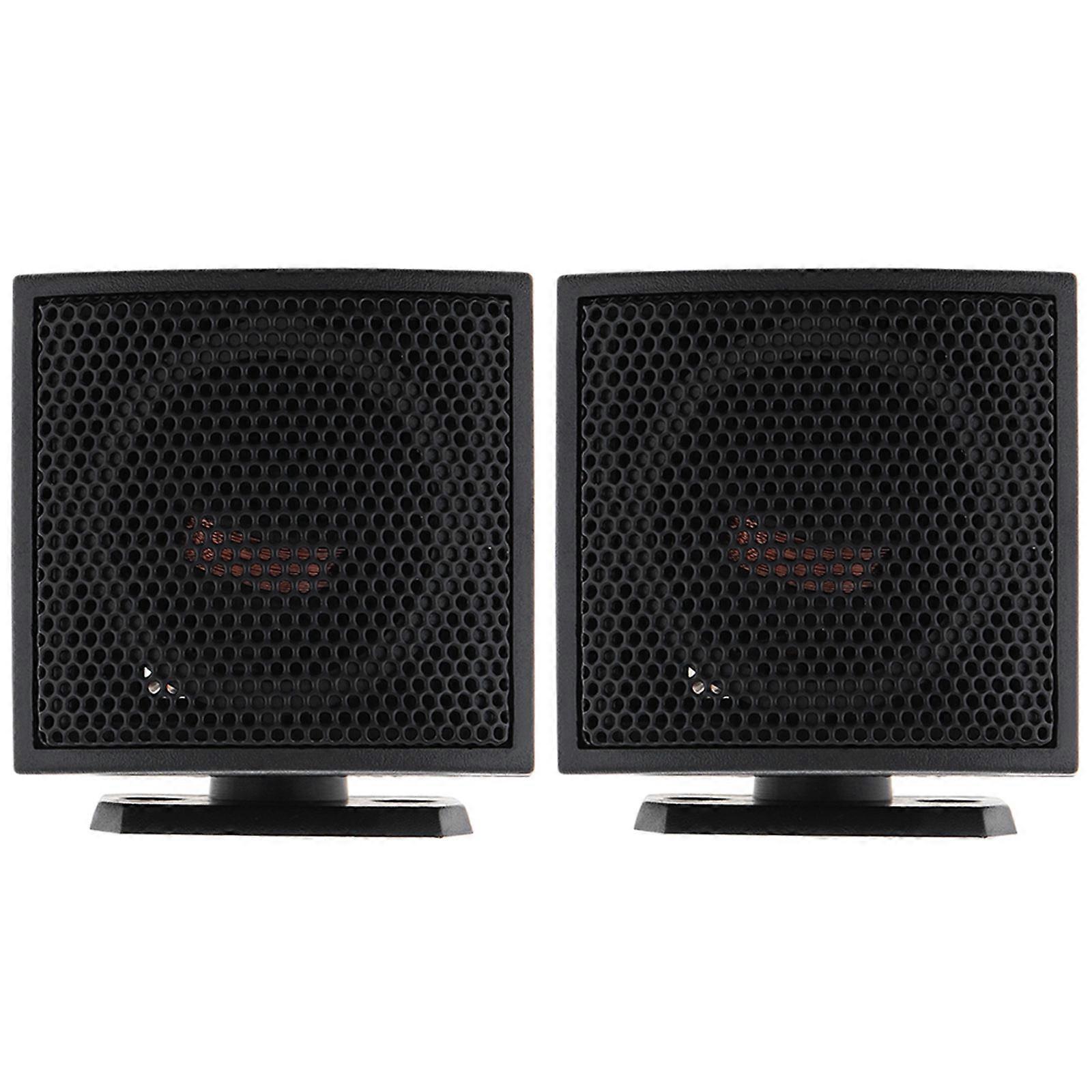 8 Pcs Dedicated Car Loudspeaker Voice Box Audio Enthusiasts Outdoor Use Corrosion-Resistant Black High-End