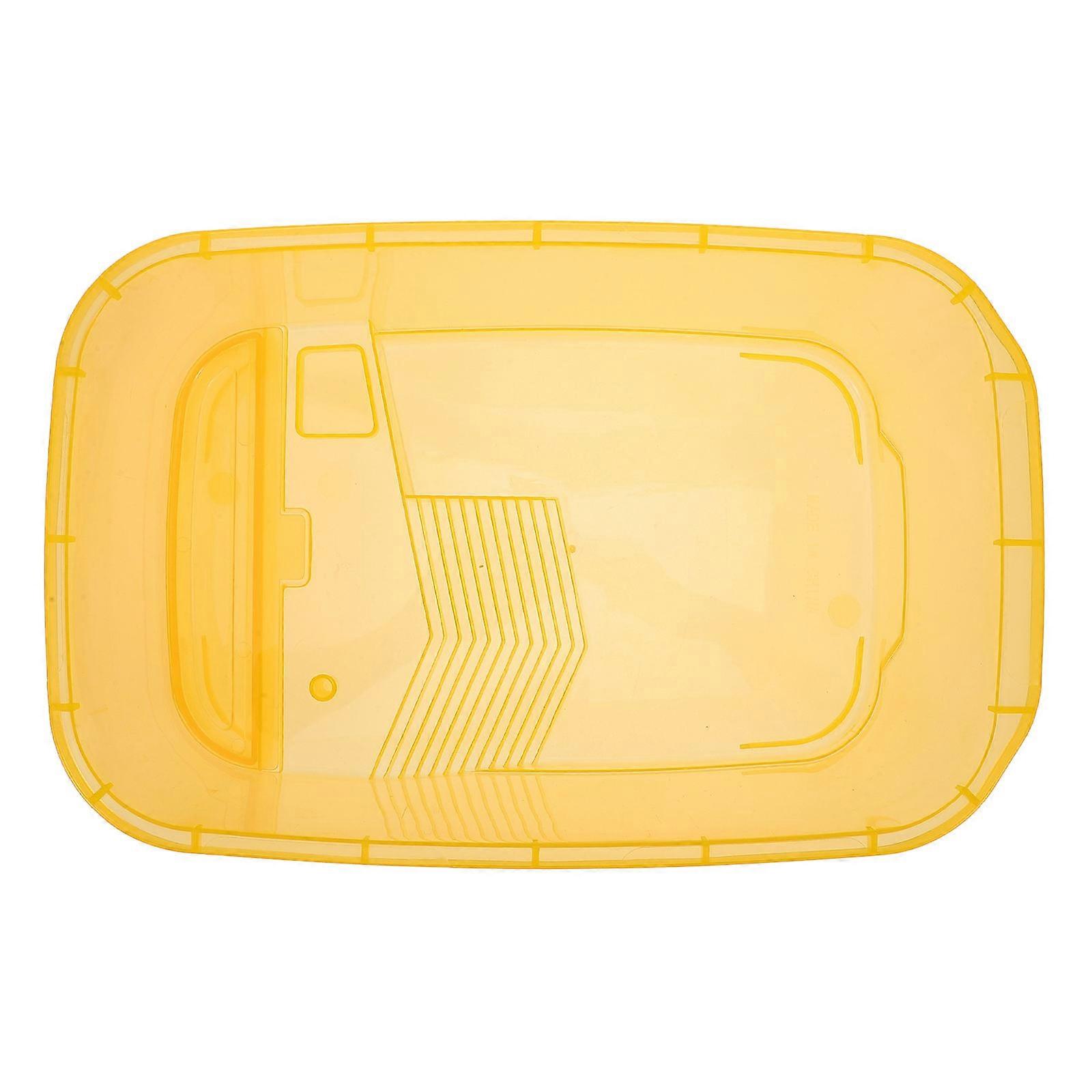 Tortoise Breeding Case Reptile Feeding Box Plastic Pet Tank 2Sets