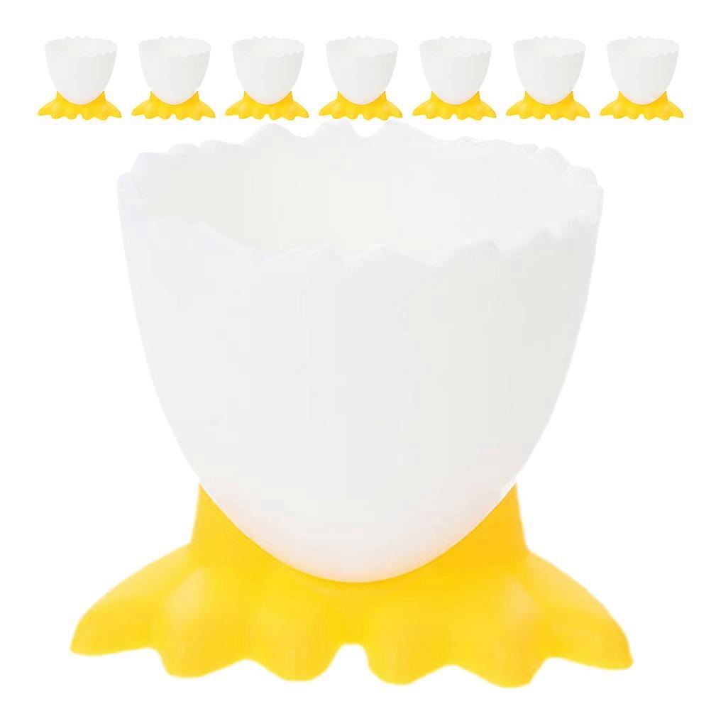 Egg Stand For Boiled Eggs Foot Shape PP Material Home Use Table Decoration 8Pcs