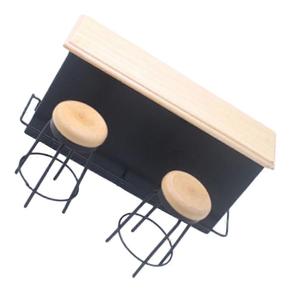 Doll House Accessories Bar Counter Shape Home Ornament Assorted Color 1Set