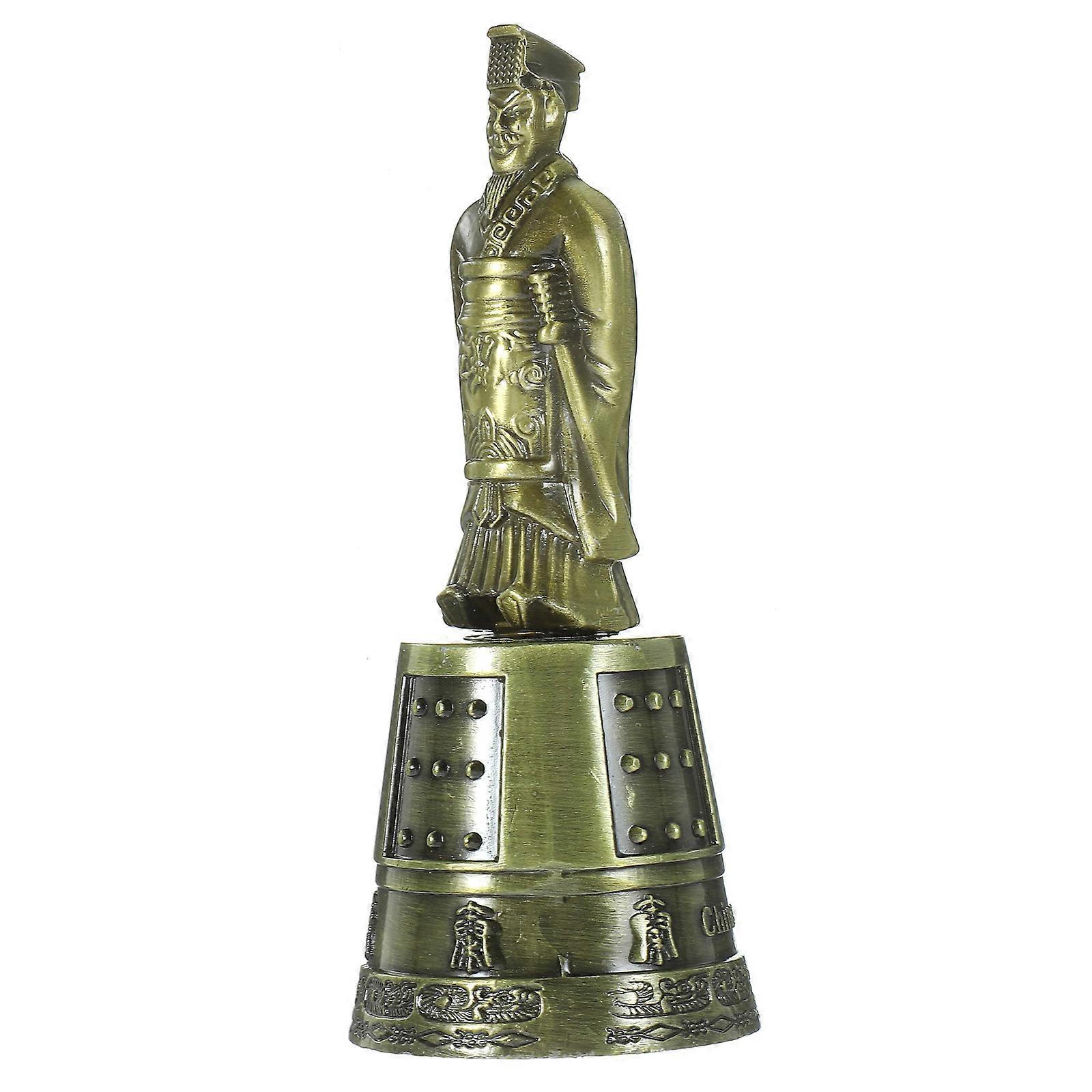 Hand Bell Ornament Retro Bell Alloy for Decor 2Pcs Desktop Sculpture