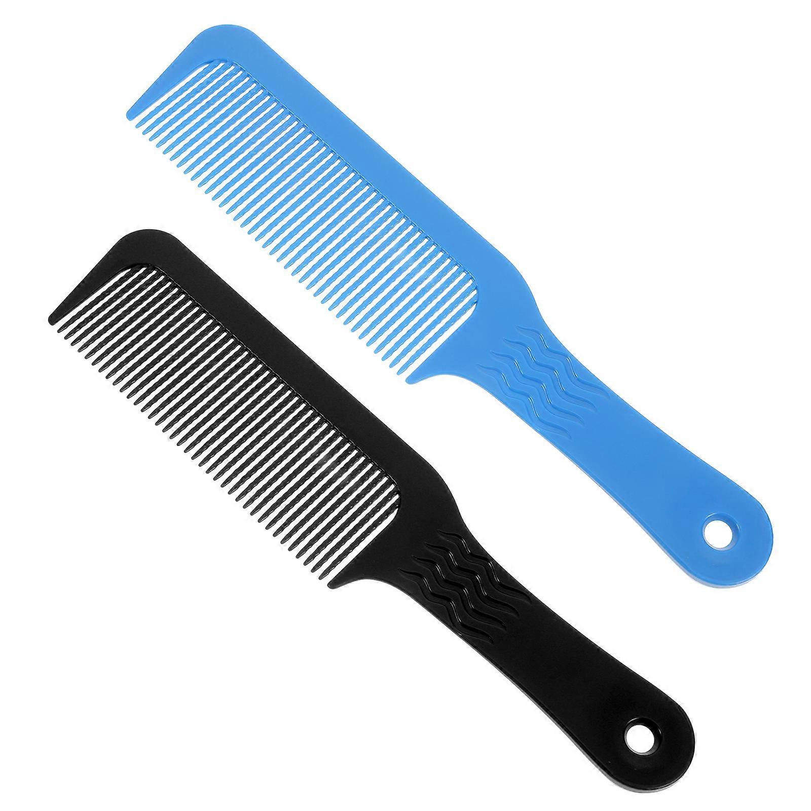 Anti Static Styling Comb Portable Plastic Hairdressing Combs for Home Shop 2Pack