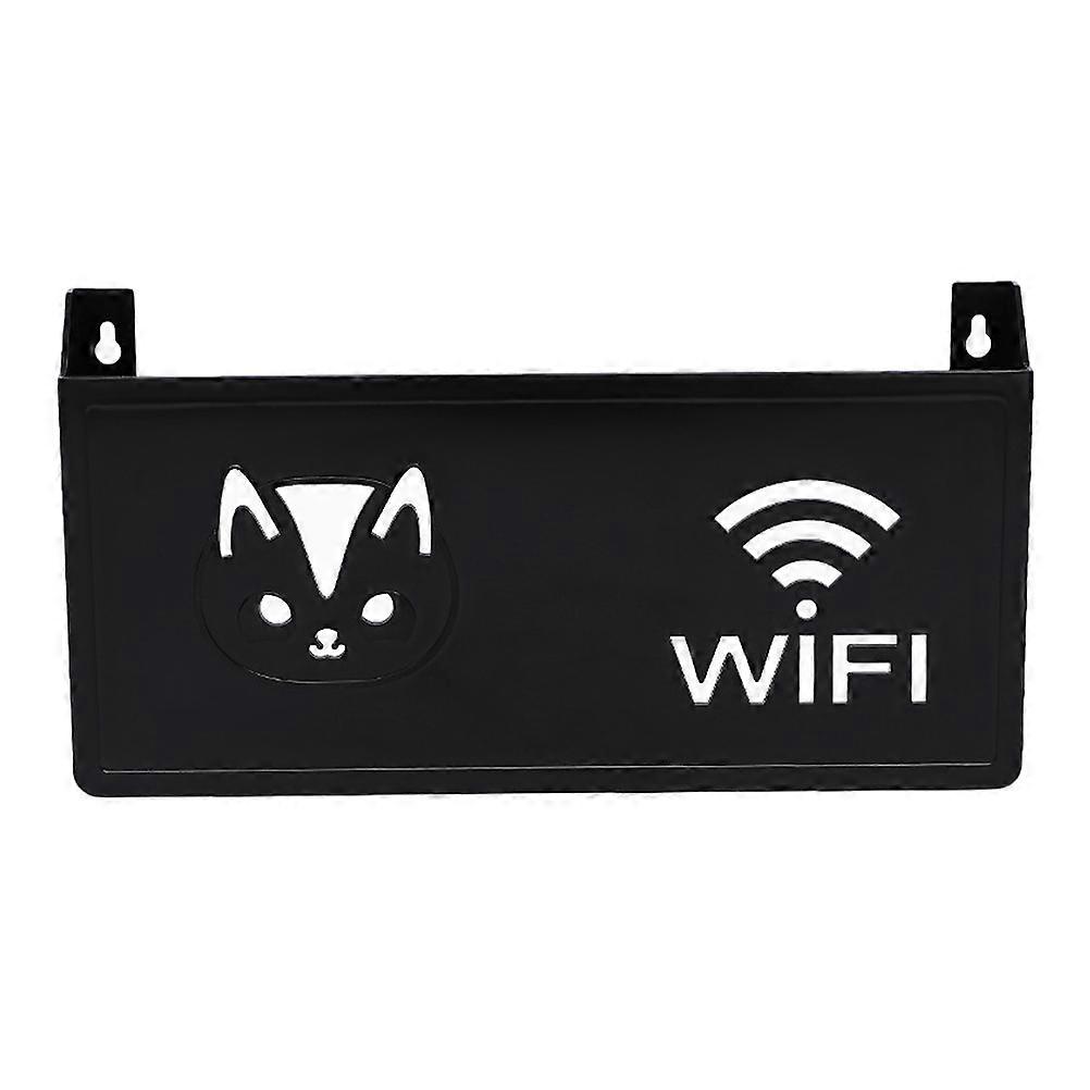 Decorative WiFi Router Organizer 3Pcs Wall-Mounted Holder For TVs Space-saving Mesh Ventilated Design