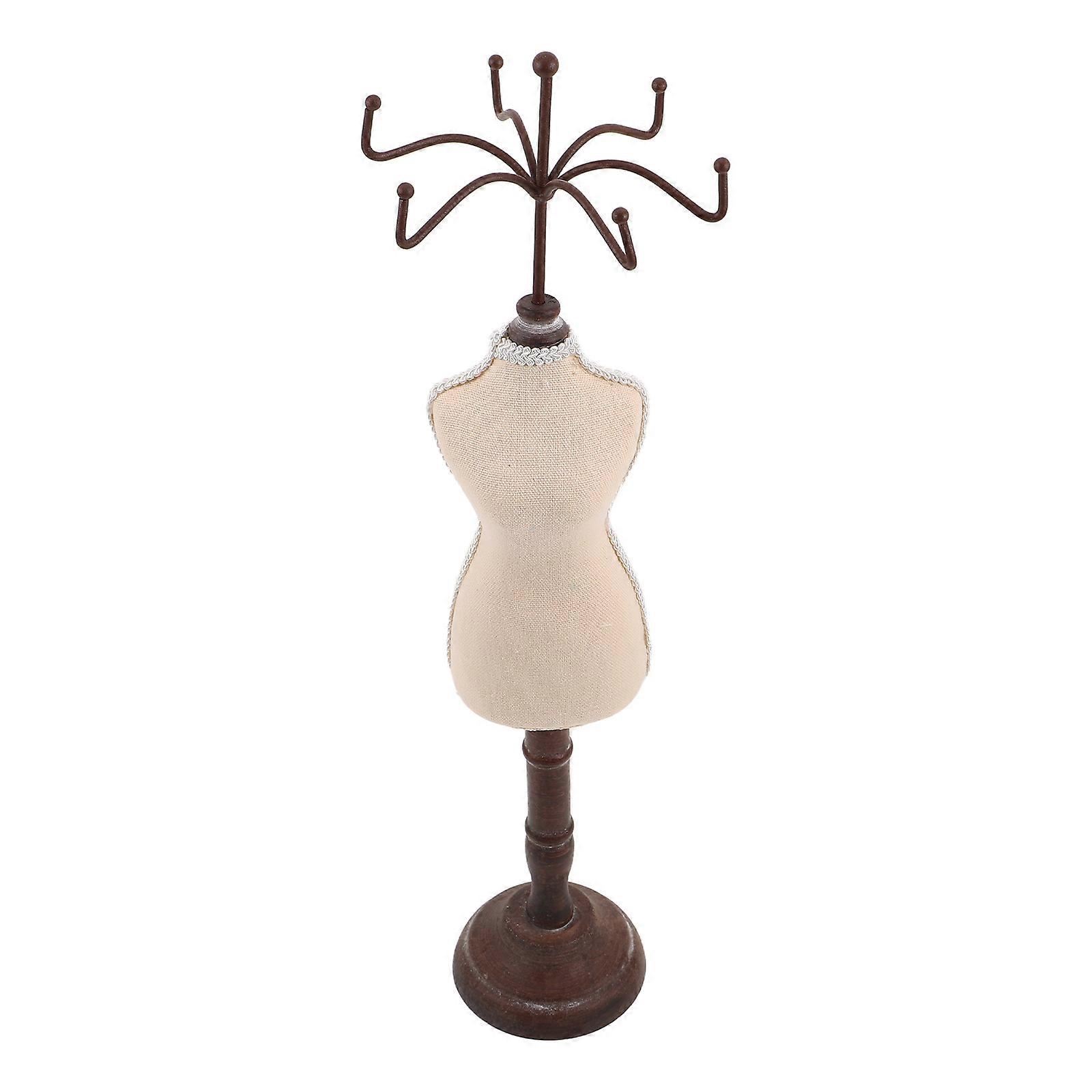 Jewelry Mannequin Display Stand Necklace Display for Storage 2Pcs