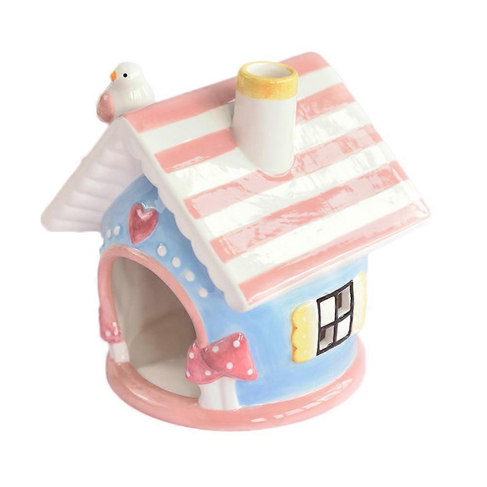 Pet Hideout Hut Nest 2Pcs Pink Hamster Small Bed
