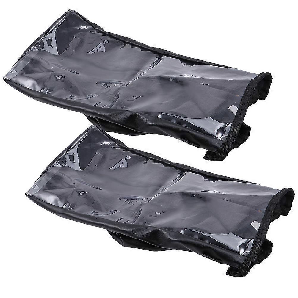 Black Protective Cover for Wheelchair Controller Waterproof 4Pcs