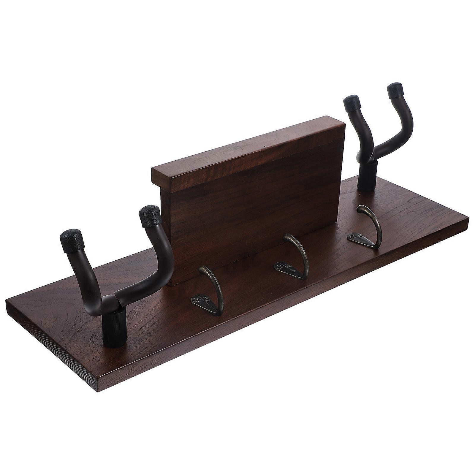Instrument Storage Bracket For Guitar Ukulele Bass 4-in-1 Design 43x13.5cm Stable Holding 1Set