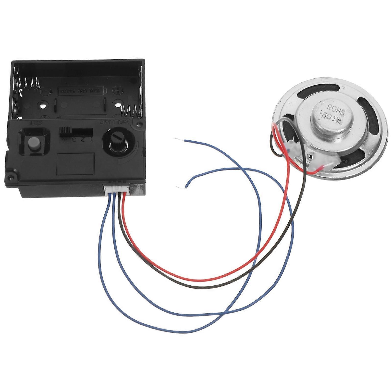 Clock Mechanism Replacement Kit With Builtin Speaker For Home Decor And Clock Repair Accessories 1Pack