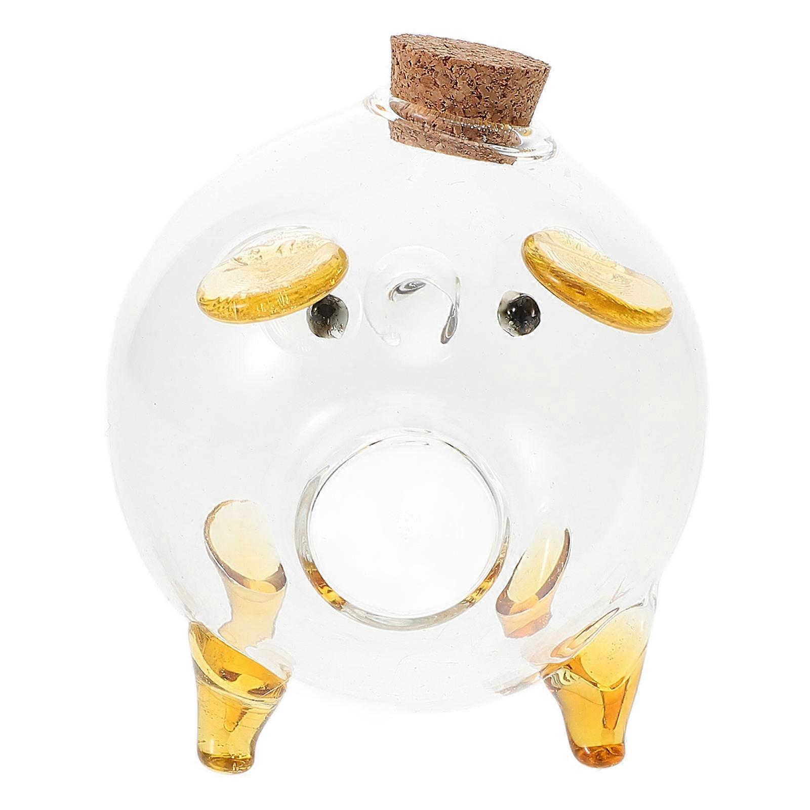 Transparent Mini Glass Jar for Storage Use 4Pcs Glass with