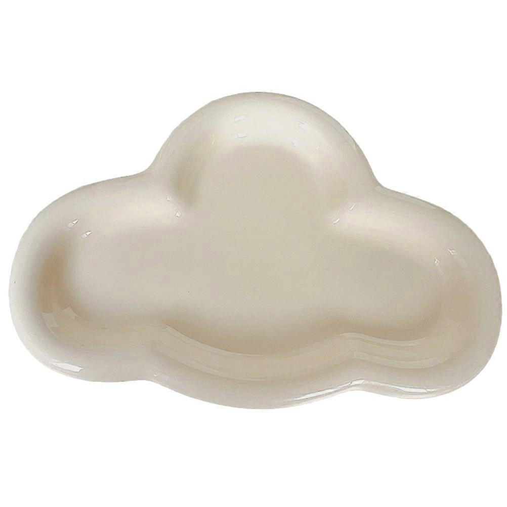 Cloud Shape Ceramic Jewelry Tray for Small Ring Dish Holder 1 Piece