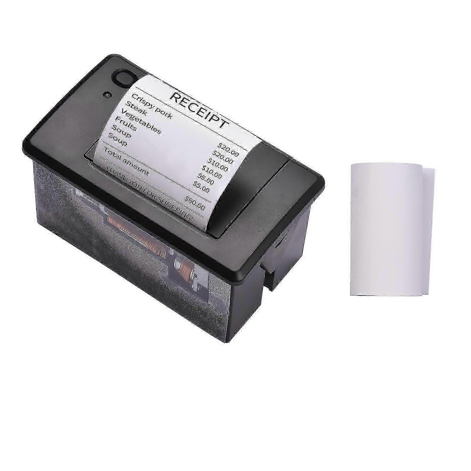 Aiebcy Embedded Thermal Receipt Printer 58MM Mini Printing Module Low Noise with USB/RS232/TTL