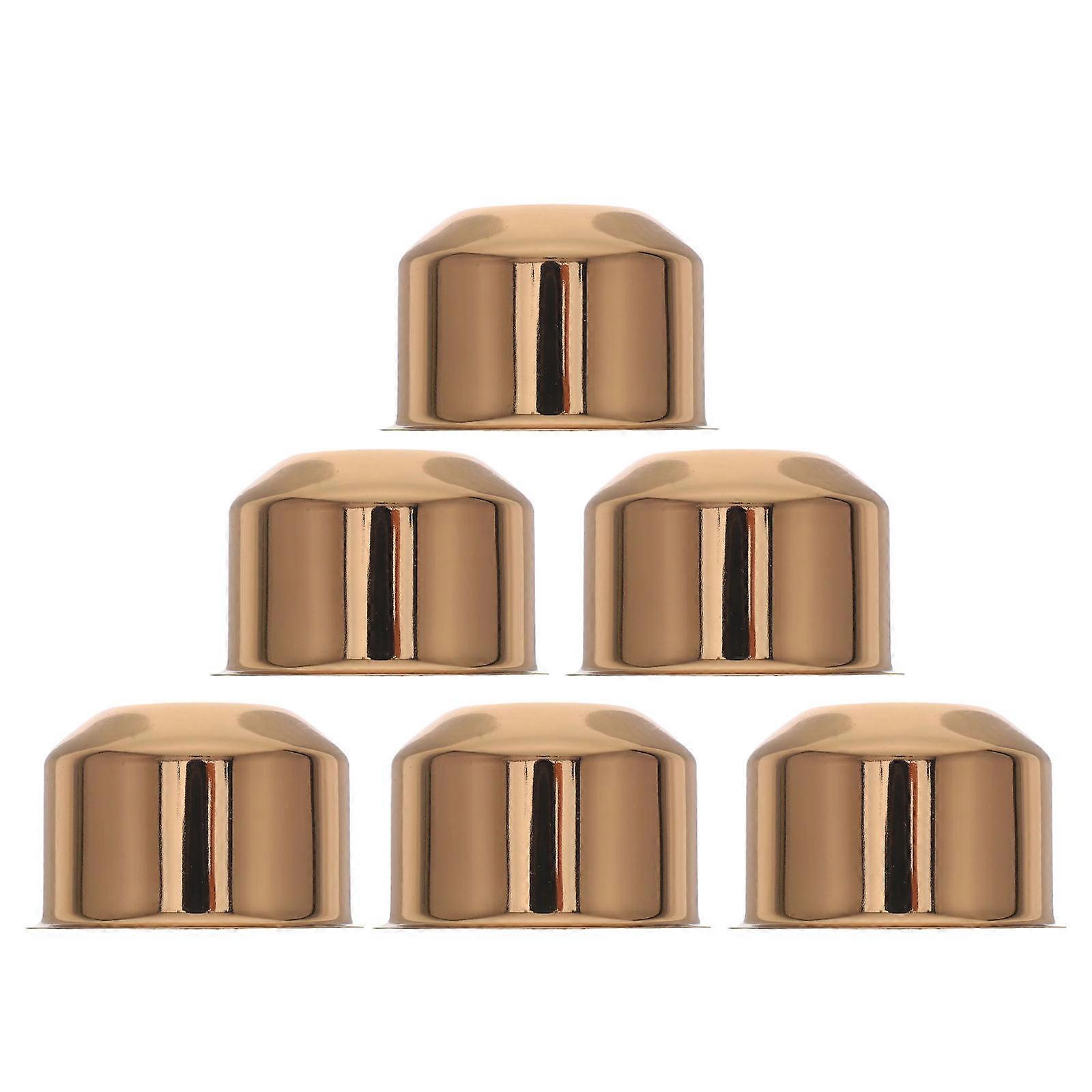 Golden Lamp Socket Lamp Bases for Light 6Pcs E27 Socket Covers