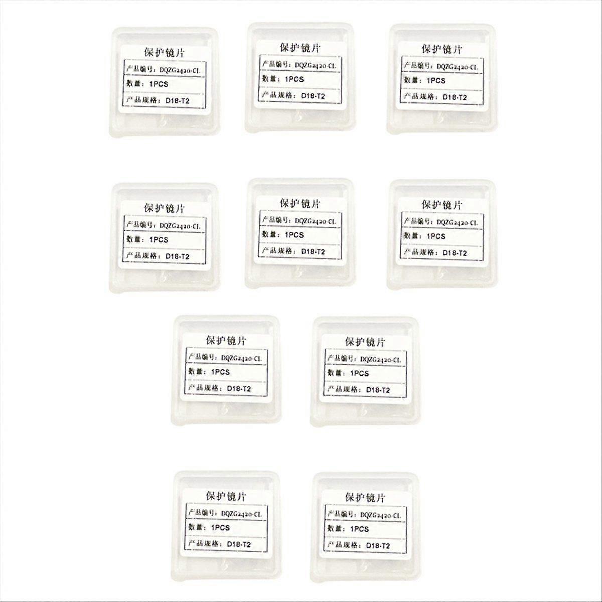 10PCS Laser Welding Protective Lens 18x2
