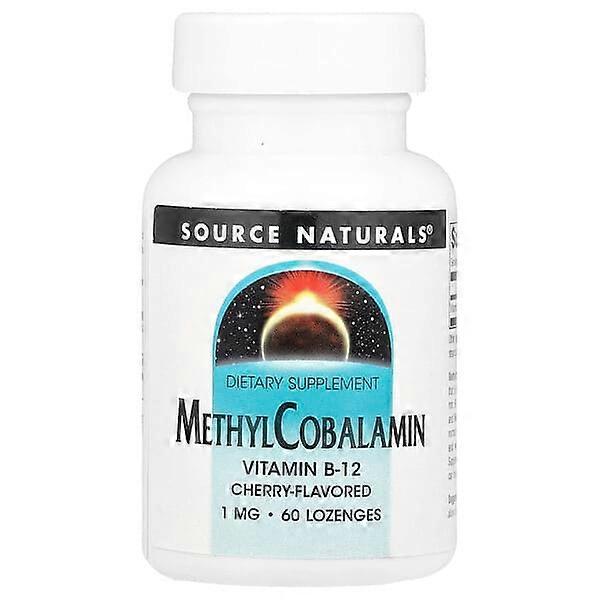 Source Naturals, MethylCobalamin, Cherry, 1 mg, 60 Lozenges