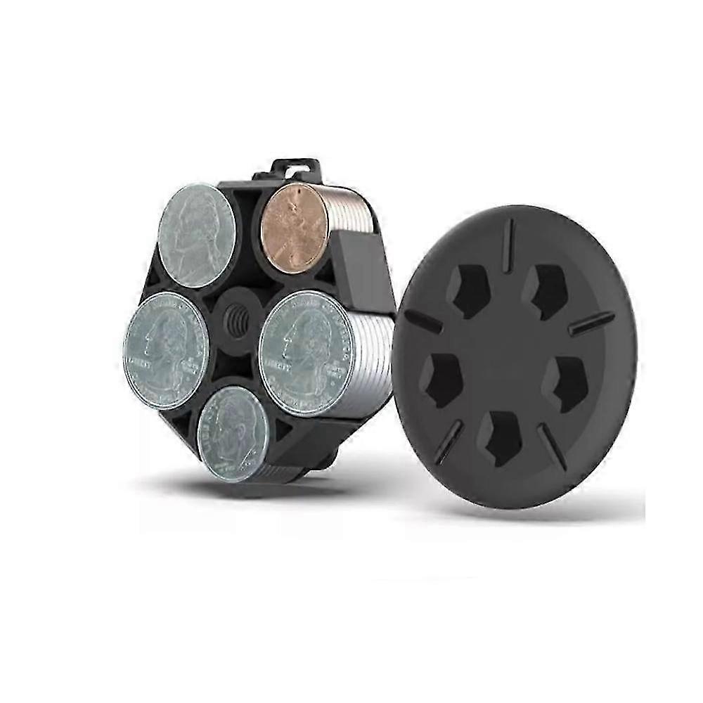 Portable Coin Storage Box,Coin Holder for Car,Car Coin Organizer