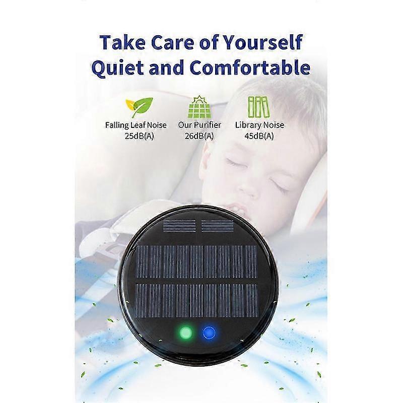 Car Air Purifier Removes Odors, Formaldehyde, and Dust, with USB Plug in for Convenient Use and No C