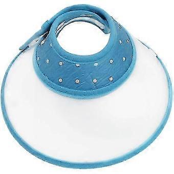 Adjustable Lightweight Elizabethan Collar For Puppies, Small Dogs And Catslight Blue 25-26