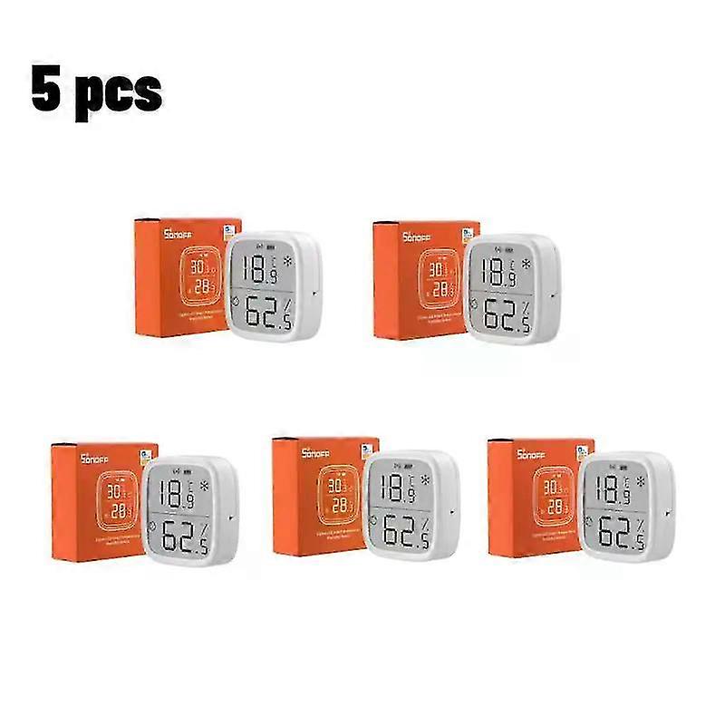 2025 SONOFF SNZB 02d Zigbee Temperature Humidity Sensor SNZB-02D With LCD Screen For EWeLink Zbbridge Pro Alexa Google Home Assistant