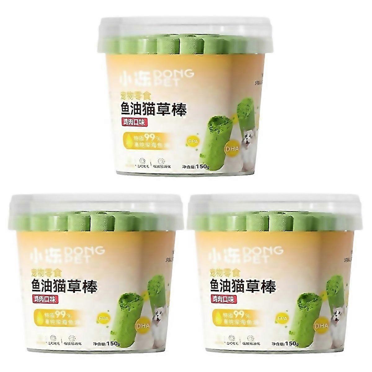 For 13x 30pcsbox New Cat Grass Teething Stick Cat Grass Teething Sticks For Indoor