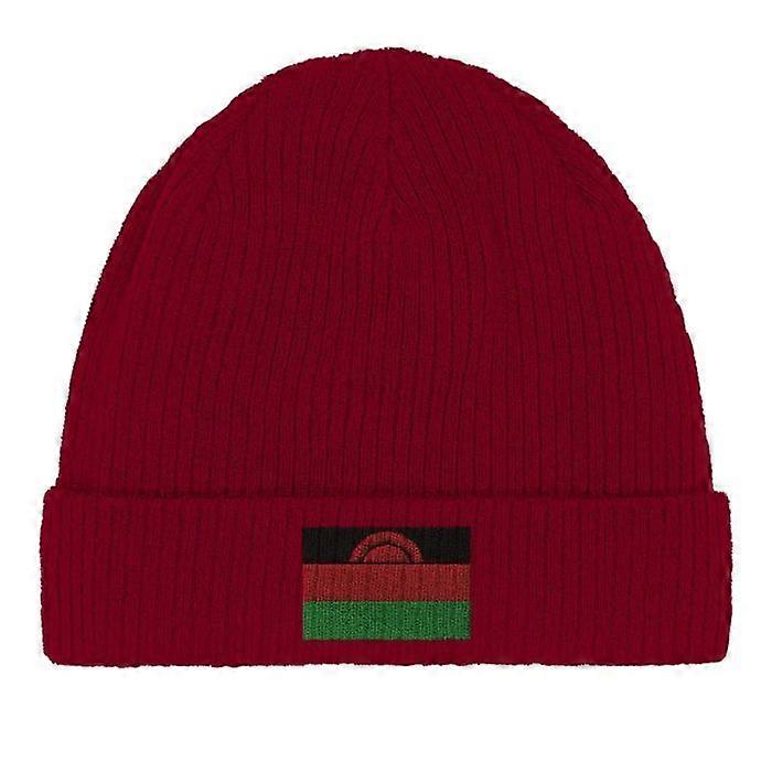 Cotton Cap – Malawi Flag – Embroidery – Red