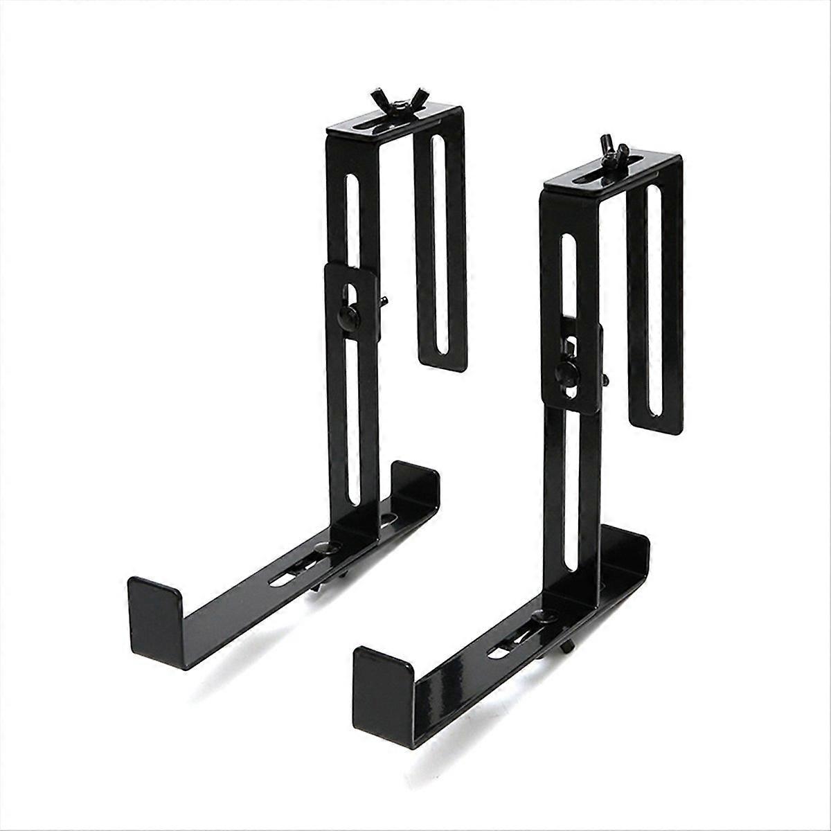 2 Pcs Balcony Railing Hanging Flower Pot Hook Planter Hanger