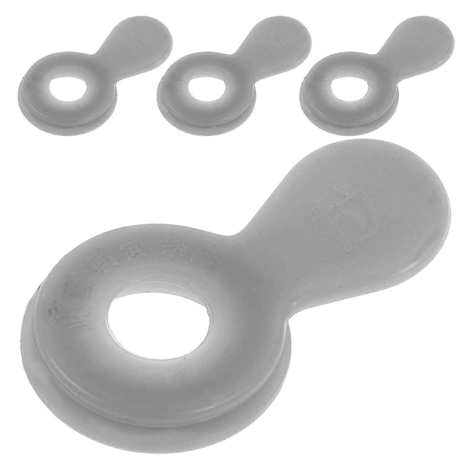 4pcs Rice Cooker Lid Inner Pull Ring Replacement Compatible for Bear Rice Cooker DFB-P20H1/DFB-P20N5 Silicone Handle Loop Knob